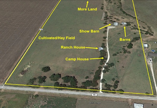 56 acres House & show barn